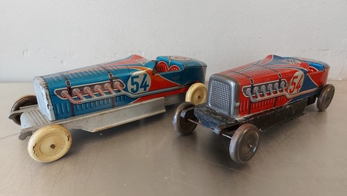 Blechspielzeug auto - 2x,