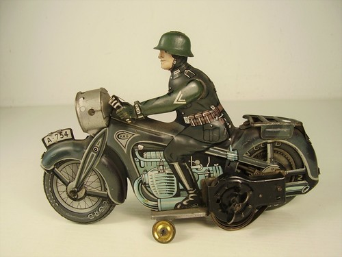 Antikes blech motorrad wk - blech,