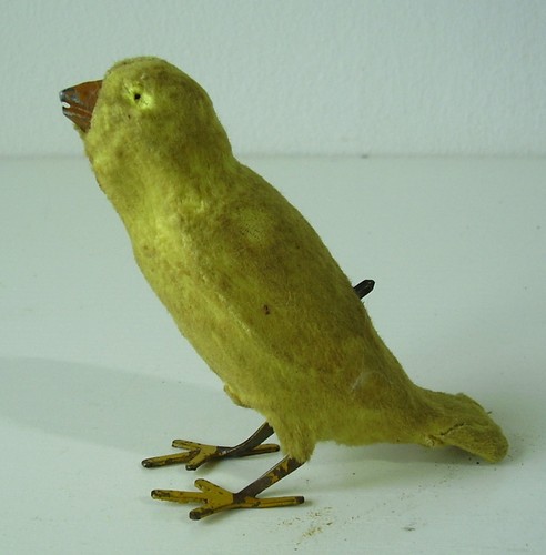 Antiker blech vogel - antiker, mit